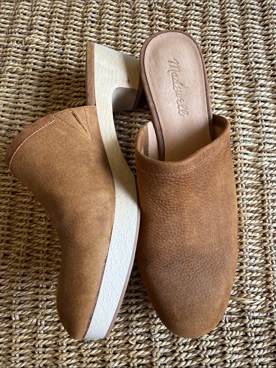 Madewell Shoes - New nwot Madewell The Ruby brown leather Clog Size 8